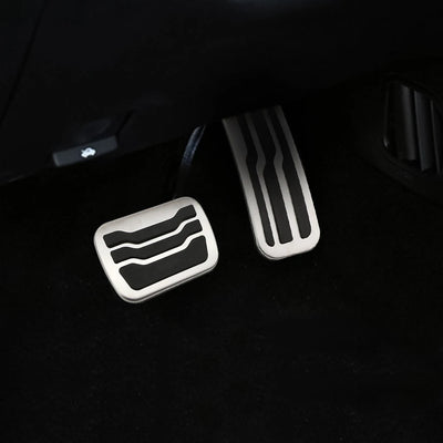 Pédales Inox Ford Explorer 2011-2019 Boîte Auto - vue de trois-quarts - Becquet Voiture