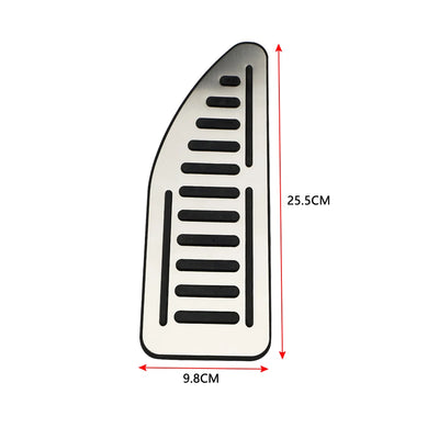 Pédales Inox Ford Focus Jeep Compass 2017-2020 - installé sur véhicule - Becquet Voiture