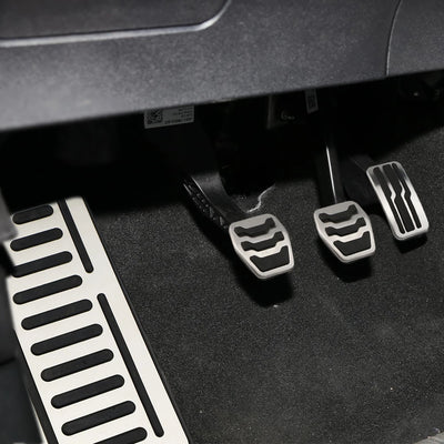 Pédales Inox Ford Focus Jeep Compass 2017-2020 - vue arrière - Becquet Voiture