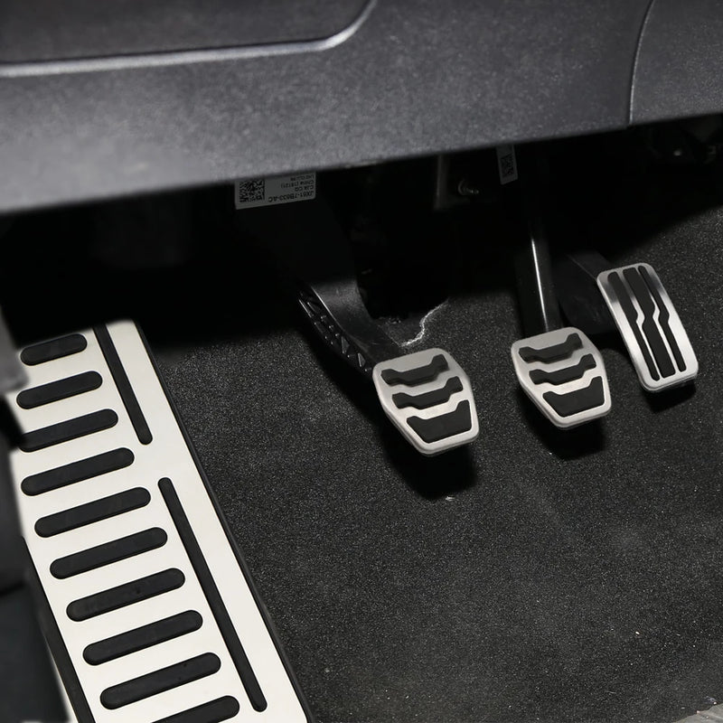 Pédales Inox Ford Focus Jeep Compass 2017-2020 - vue arrière - Becquet Voiture