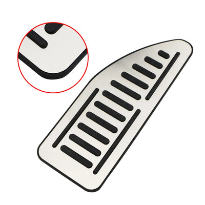 Pédales Inox Ford Focus Jeep Compass 2017-2020 - vue de face - Becquet Voiture