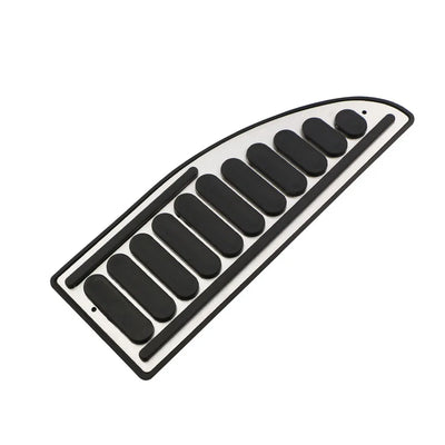Pédales Inox Ford Focus Jeep Compass 2017-2020 - vue de trois-quarts - Becquet Voiture