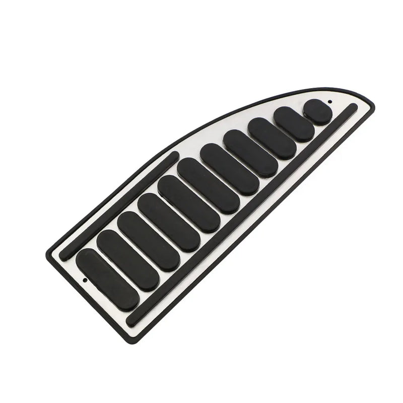 Pédales Inox Ford Focus Jeep Compass 2017-2020 - vue de trois-quarts - Becquet Voiture