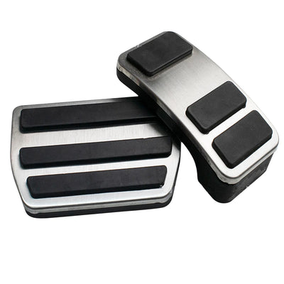 Pédales Inox Ford Mustang Mach-E 2021-2023 - installé sur véhicule - Becquet Voiture