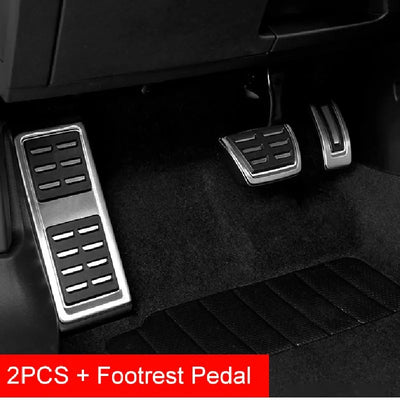 Pédales Inox Volkswagen Polo Golf Passat - vue de profil - Becquet Voiture