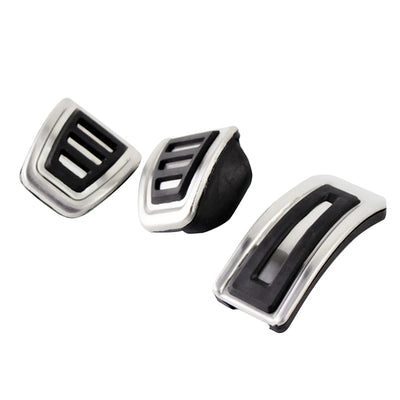Pédales Inox Volkswagen Polo Golf Passat - vue rapprochée - Becquet Voiture