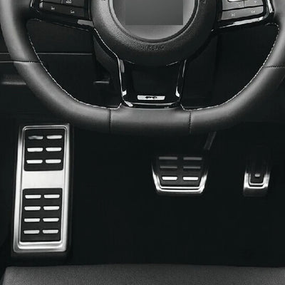 Pédales Inox Volkswagen Tharu 2024-2026 - vue arrière - Becquet Voiture
