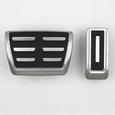 Pédales Inox Volkswagen Transporter T5 T6 Multivan Caravelle - vue de profil - Becquet Voiture