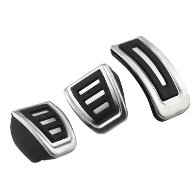 Pédales Inox VW Golf 3 4 Polo Audi A1 A2 A3 TT - vue de trois-quarts - Becquet Voiture