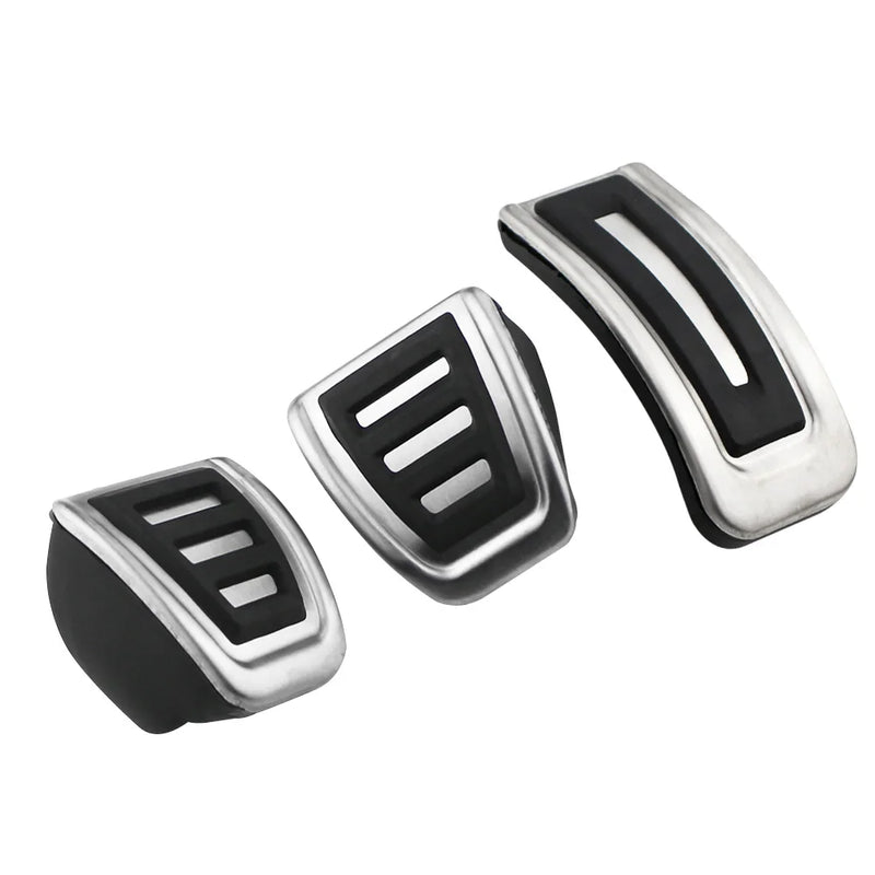 Pédales Inox VW Golf 3 4 Polo Audi A1 A2 A3 TT - vue rapprochée - Becquet Voiture