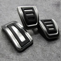 Pédales Inox VW Golf 4 Polo Bora Audi A3 8L - vue arrière - Becquet Voiture