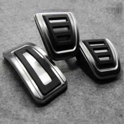 Pédales Inox VW Golf 4 Polo Bora Audi A3 8L - vue arrière - Becquet Voiture