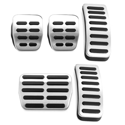 Pédales Inox VW Golf 4 Polo Bora Audi A3 8L - vue de profil - Becquet Voiture