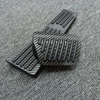 Pédales Sport BMW Aspect Carbone Accélérateur Frein - installé sur véhicule - Becquet Voiture