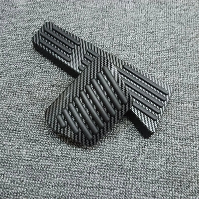 Pédales Sport BMW Aspect Carbone Accélérateur Frein - vue arrière - Becquet Voiture