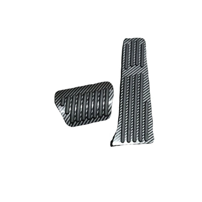 Pédales Sport BMW Aspect Carbone Accélérateur Frein - vue de trois-quarts - Becquet Voiture