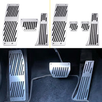 Pédales Sport BMW Série 1 3 5 E46 E90 F10 - vue de face - Becquet Voiture