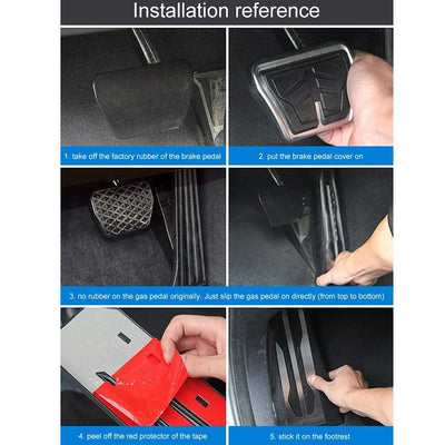 Pédales Sport BMW Série 2 3 4 F30 F32 - installé sur véhicule - Becquet Voiture