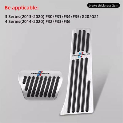 Pédales Sport BMW Série 3 X5 X6 F30 G20 - installé sur véhicule 2 - Becquet Voiture