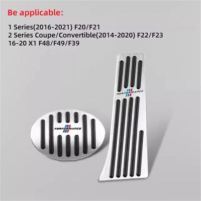 Pédales Sport BMW Série 3 X5 X6 F30 G20 - vue arrière 2 - Becquet Voiture