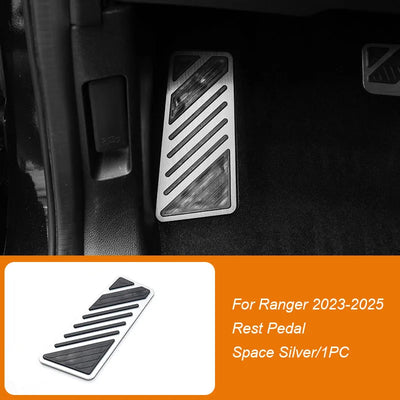 Pédales Sport Ford Ranger Wildtrak T9 2023-2025 - détail du montage - Becquet Voiture