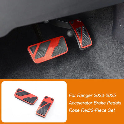 Pédales Sport Ford Ranger Wildtrak T9 2023-2025 - vue rapprochée - Becquet Voiture