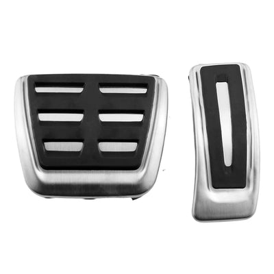 Pédales Sport Inox Audi A4 A5 A6 A7 A8 Q5 2017-2023 - détail du montage - Becquet Voiture