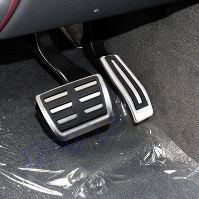 Pédales Sport Inox Audi Q7 Porsche Cayenne VW Touareg 2007-2015 - vue de profil - Becquet Voiture