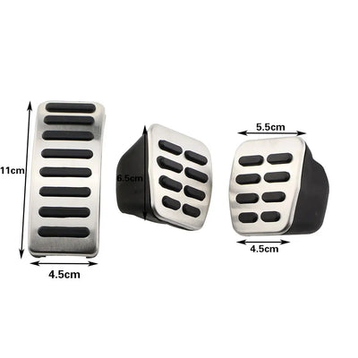 Pédales Sport Inox Volkswagen Golf 4 Audi A3 8L - détail du montage - Becquet Voiture