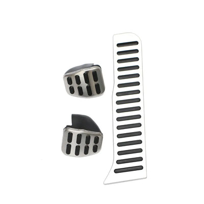 Pédales Sport Inox VW Golf 5 6 Jetta Mk5 Scirocco - vue de face 2 - Becquet Voiture
