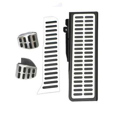 Pédales Sport Inox VW Golf 5 6 Jetta Mk5 Scirocco - vue rapprochée - Becquet Voiture