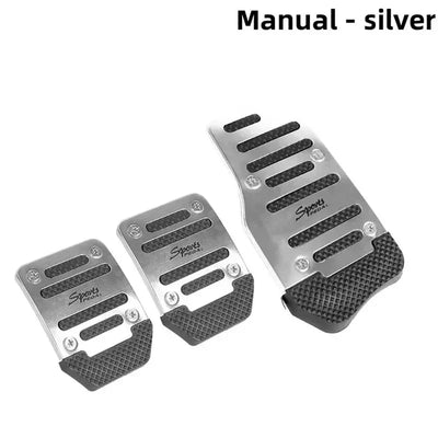Pédales Sport Universelles Aluminium Antidérapantes - vue de dessus - Becquet Voiture