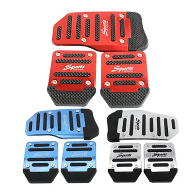 Pédales Sport Universelles Antidérapantes Auto - vue de trois-quarts - Becquet Voiture