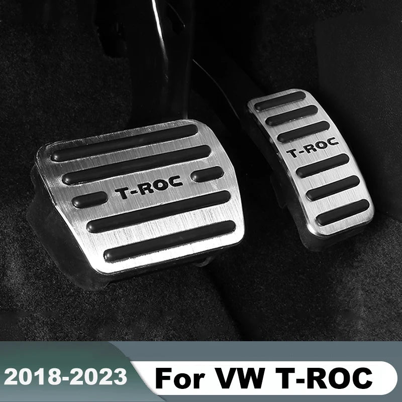 Pédales Sport Volkswagen T-Roc 2018-2023 - vue de face - Becquet Voiture