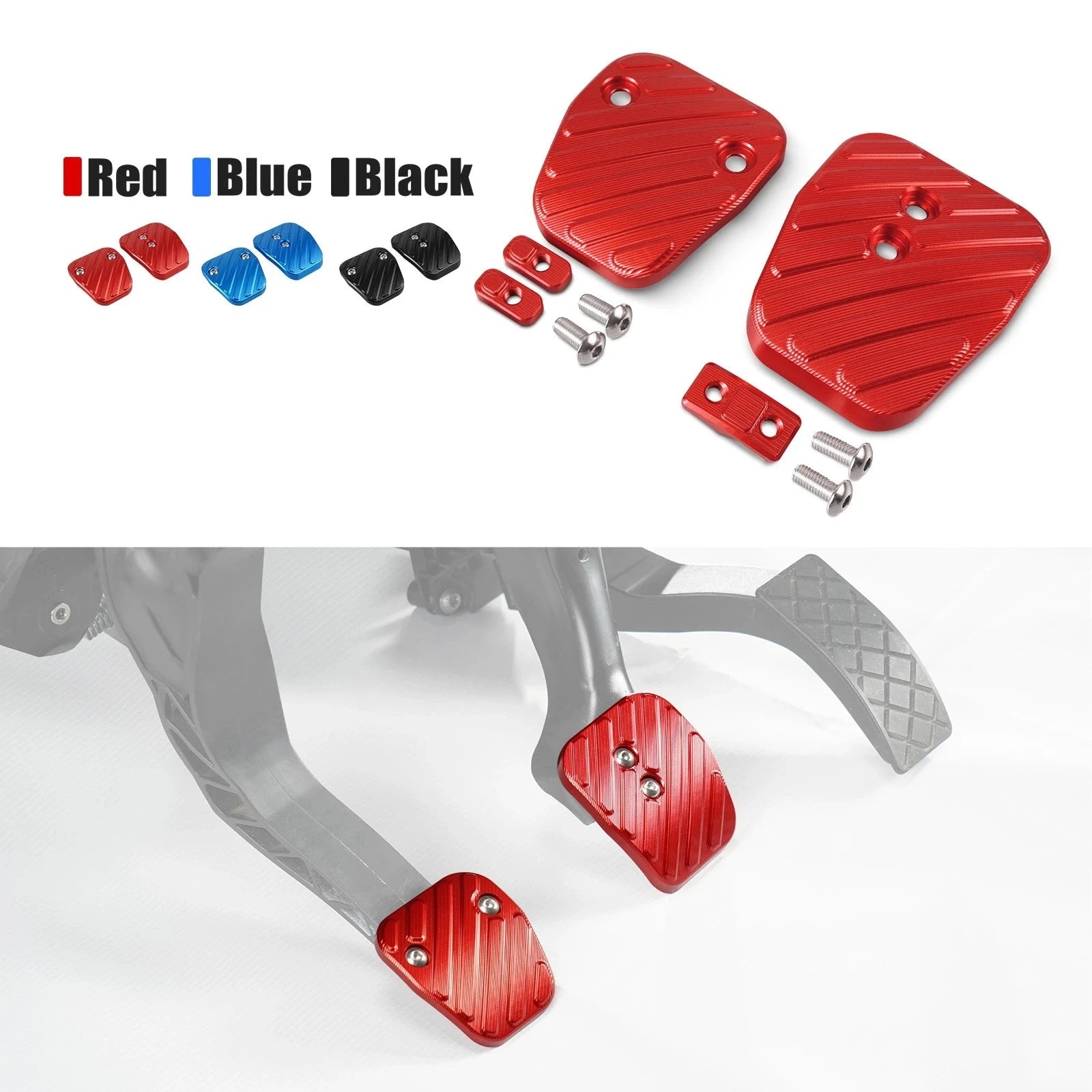 Pédales Sport VW Golf MK7 MK8 Audi A3 TT - vue de face - Becquet Voiture