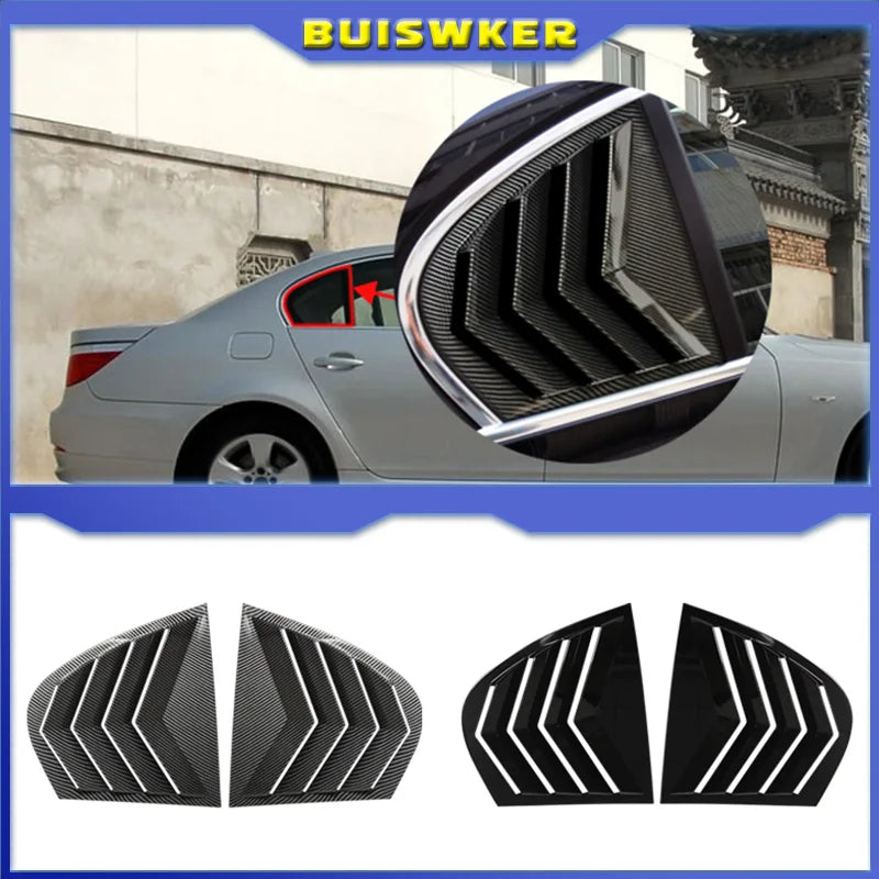 Persiennes de Fenêtre Arrière BMW Série 5 E60 2004-2010 - vue de face - Becquet Voiture