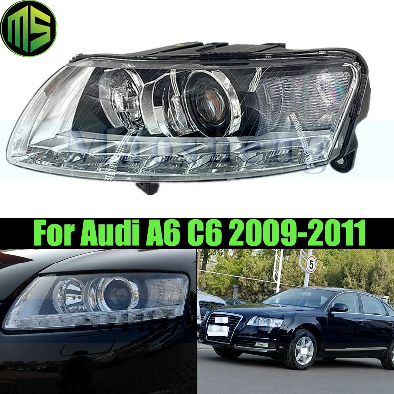 Phare Avant Audi A6 C6 2009-2011 - vue de face - Becquet Voiture