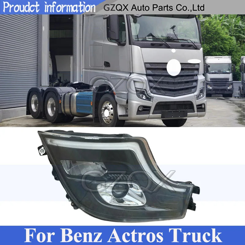 Phare Avant LED Mercedes Actros - vue de face - Becquet Voiture