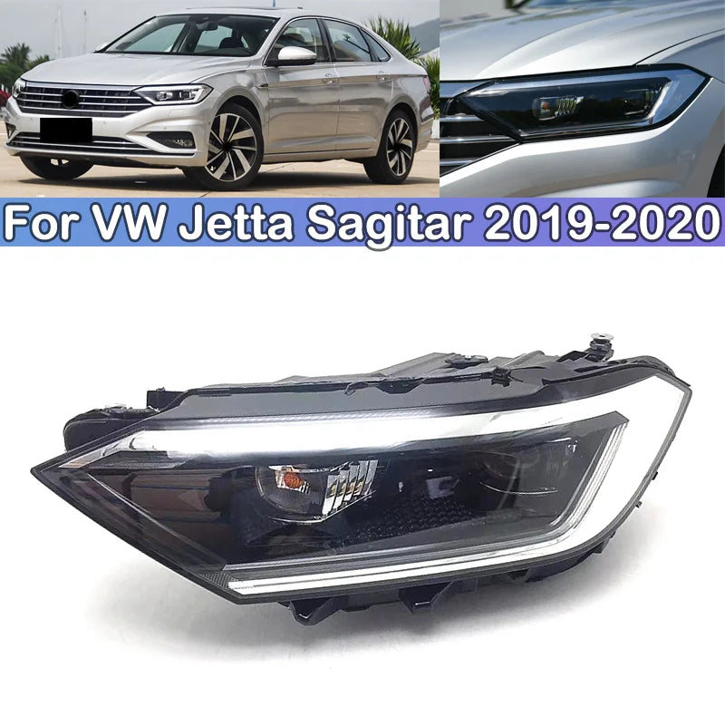 Phare Avant LED VW Jetta Sagitar 2019-2020 - vue de face - Becquet Voiture