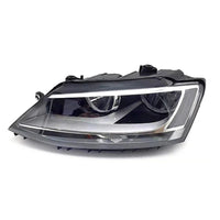 Phare Avant Volkswagen Jetta VI 2010-2015 - détail du montage - Becquet Voiture