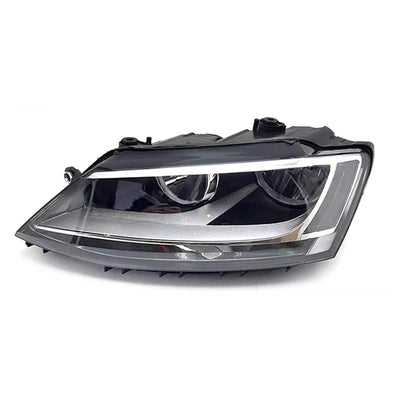 Phare Avant Volkswagen Jetta VI 2010-2015 - détail du montage - Becquet Voiture