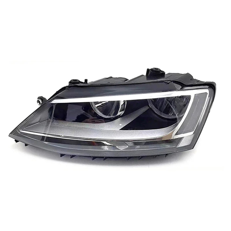 Phare Avant Volkswagen Jetta VI 2010-2015 - détail du montage - Becquet Voiture
