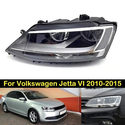 Phare Avant Volkswagen Jetta VI 2010-2015 - vue de face - Becquet Voiture