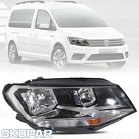 Phare Avant VW Caddy 2016-2024 Remplacement Sans Ampoule - détail du montage - Becquet Voiture