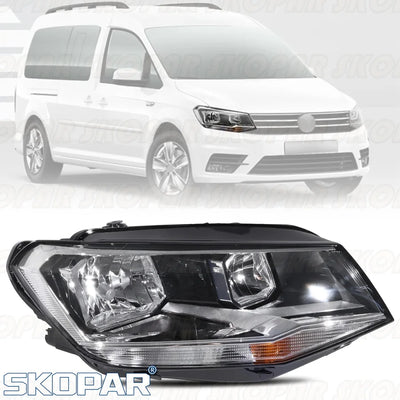 Phare Avant VW Caddy 2016-2024 Remplacement Sans Ampoule - détail du montage - Becquet Voiture