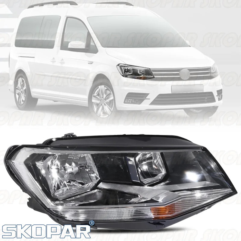 Phare Avant VW Caddy 2016-2024 Remplacement Sans Ampoule - détail du montage - Becquet Voiture