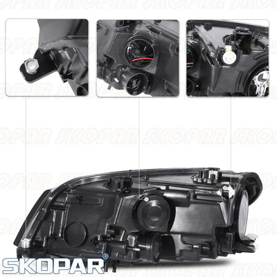 Phare Avant VW Caddy 2016-2024 Remplacement Sans Ampoule - installé sur véhicule - Becquet Voiture