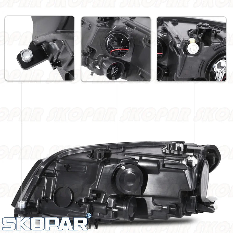 Phare Avant VW Caddy 2016-2024 Remplacement Sans Ampoule - installé sur véhicule - Becquet Voiture