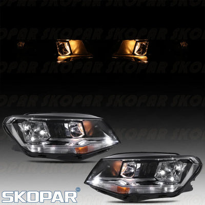 Phare Avant VW Caddy 2016-2024 Remplacement Sans Ampoule - vue de profil - Becquet Voiture