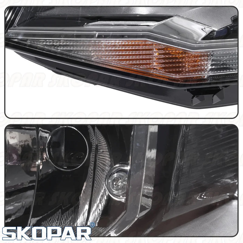Phare Avant VW Caddy 2016-2024 Remplacement Sans Ampoule - vue de trois-quarts - Becquet Voiture